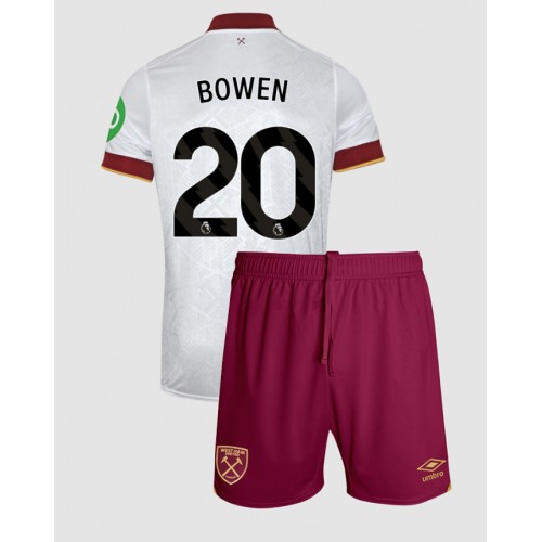 Dres West Ham United Jarrod Bowen #20 Rezervni za djecu 2024-25 Kratak Rukav (+ kratke hlače)